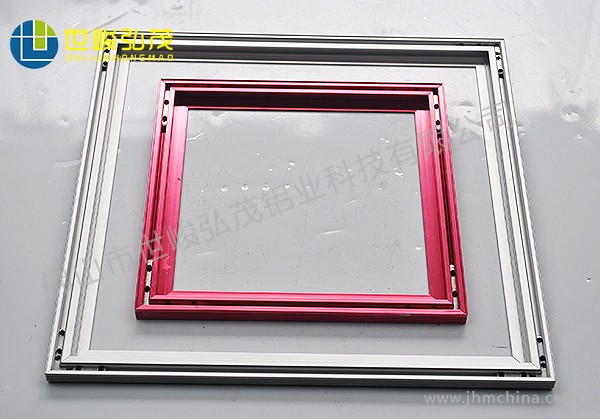 超薄廣告燈箱畫框裝飾鋁型材-1 超薄廣告燈箱畫框裝飾鋁型材-1